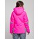 Ski jacket female winter, size 50, pink color