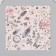 A set of paper for scrapbooking 12 sheets 12 designs "Vintage Letter" 160 grams 15.2x15.2 cm