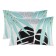 COLORED COLORED TROPICS (View 1) 50x70 cm - 2 pcs, 100% cotton, prylin