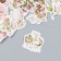 Stickers for creativity "Pink Garden" set 46 pcs 4.4x4.4x1.1 cm