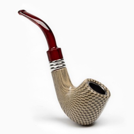 Tobacco smoking pipe "Commander", classic, L-14 cm