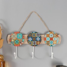 Decorative wood hooks 