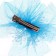 Carnival clamp "Snowflake", blue color