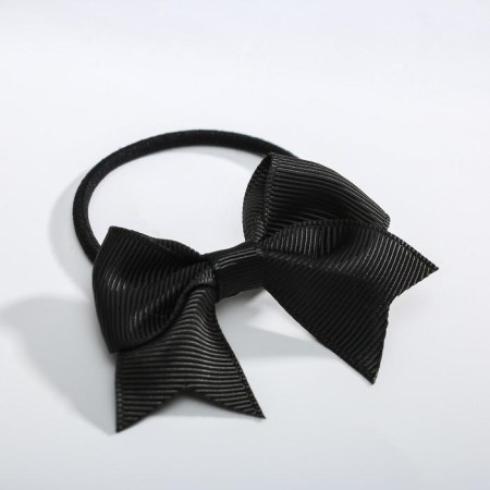 Hair elastic band with a fox bow 9.5 x 8 cm-3