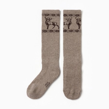 Women's golfs from the Mongol wool "deer", beige-gray color, rr 36-42