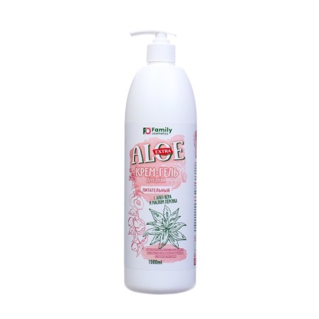 Cream-Gel shower Vilsen Cosmetic Extra Aloe, nutritious, 1000 ml
