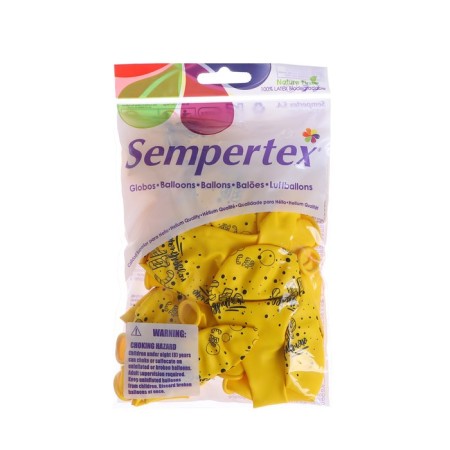 Shar Latex 12 "SDR Congratulations", pastel, set of 15 pcs., Yellow color-2