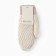 Women's mittens minku, milk color, 24 cm