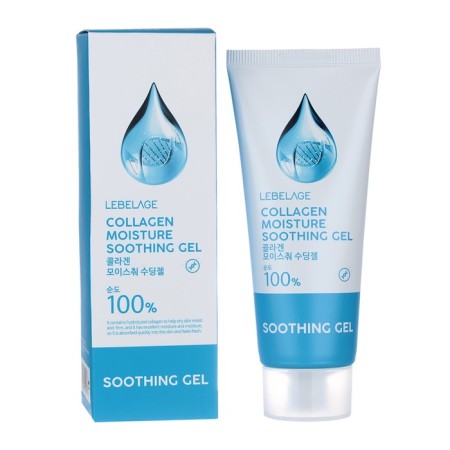 Face and body gel moisturizer with lebelage collagen 100 ml