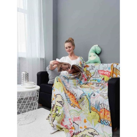 Decorative pillow Dinosaurs, size 29x40 cm-4