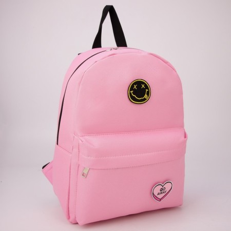 School textile “heart”, 37 x 33 x 17 cm, with Velcro, pink-6
