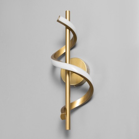 Sconces "curl" Led 3000k gold 40x12x12cm