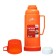 Thermos 450 ml, with a glass flask, with a mug, 12 x 25 cm, orange
