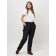 Semi -combinezone ski female, black color, size 56