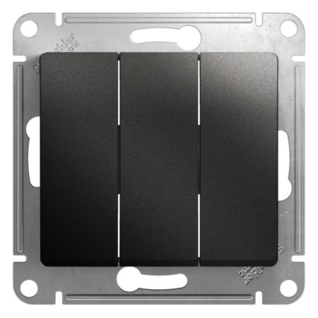 Switch Sche GSL000731 Glossa, SP, 10A, 3 keys, color Anthracite