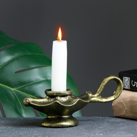 Climber "Lamp" gold 6x7x15cm