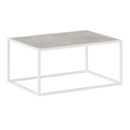 Table Journal loft with chipboard, 941x488x488, white Muar/Metropolitan Gray