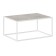Table Journal loft with chipboard, 941x488x488, white Muar/Metropolitan Gray