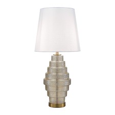 ST LUCE bedside lamp. SL1001.204.01. Rexite. 1x40 watts, E27, 35x35x74 cm, brass color, cognac