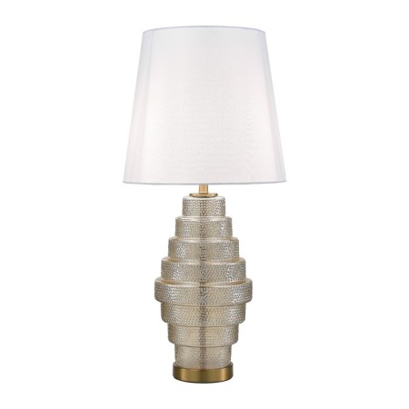 ST LUCE bedside lamp. SL1001.204.01. Rexite. 1x40 watts, E27, 35x35x74 cm, brass color, cognac