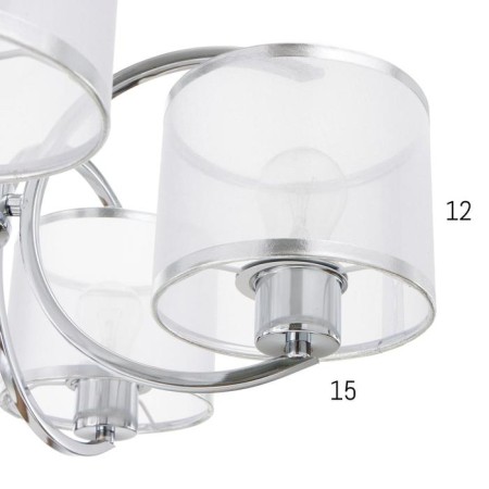Chandelier 6591213/5 E27 40W chrome 58x58x70 cm Bayerlux-4