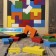 Zigzag puzzle, rectangular, 40 parts, 3 mm thick thickness