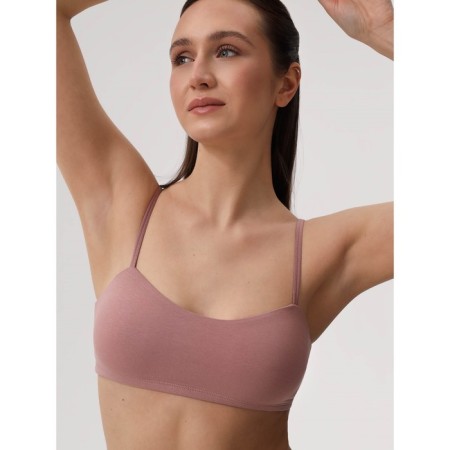 Female top on thin adjustable straps Mirey, size 50, pink color