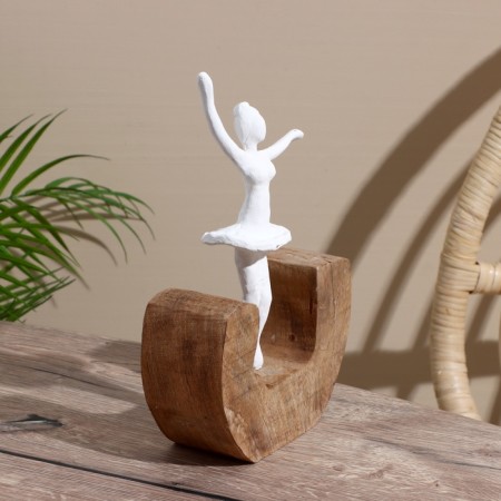 Souvenir "Ballerina" Polim. resin, mankid tree 18x7x24 cm-2
