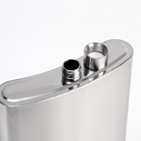 Flask for alcohol and water, stainless steel, gift, army, 1.8 l, 60 oz-4