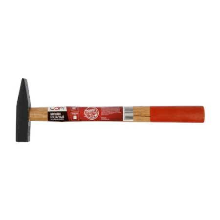 Hammer shock, square boiler, wooden handle, 300 g-1