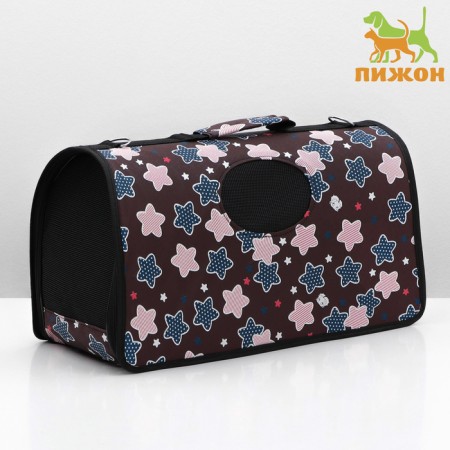 Animal bar bag "Star", size L, 53 x 21 x 29 cm, burgundy