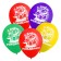 Airy ball "Happy Birthday!", 12 inch, latex, 5 pieces, telepusics