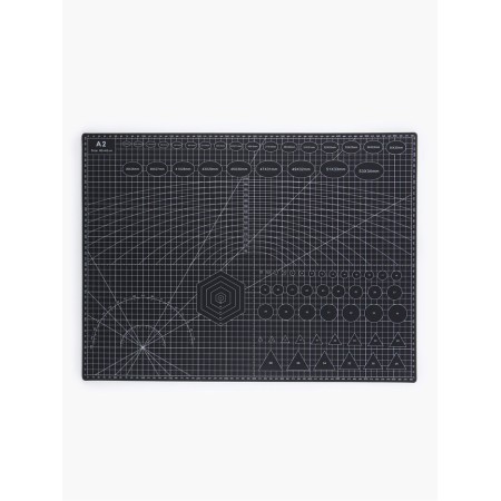 Mat for cutting, five -layer, 60 × 45 cm, A2, black color-6