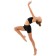 Shorts for gymnastics and dancing Grace Dance, p. 38, black color