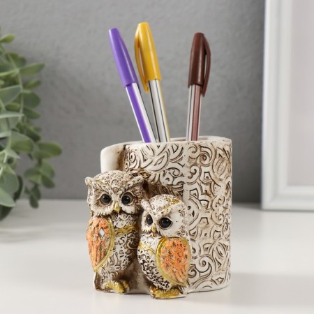 Souvenir Polystone Pencil "Filin with ornament" 6.5x8.5x9 cm