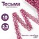 Braid, in a roll 10 m, the color of fuchsia with silver