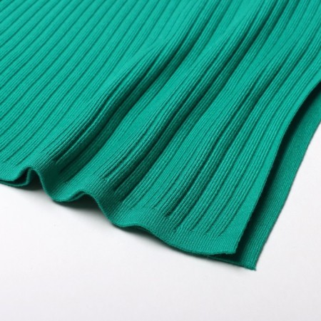 Women's costume (jumper/skirt), green color, size One size (46-50)-8