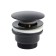 Bottom valve ACCOONA A482F, 1 1/4 ", button, black