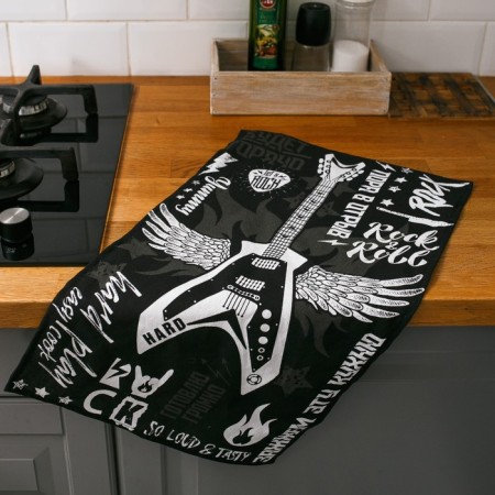 Kitchen towel "Let’s Rock" 35x60 cm-2