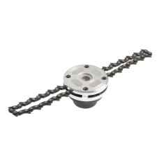 Trammer coil with a tundra chain, aluminum corps, m10 x 1.25 left