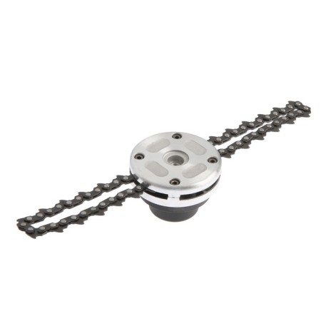 Trammer coil with a tundra chain, aluminum corps, m10 x 1.25 left