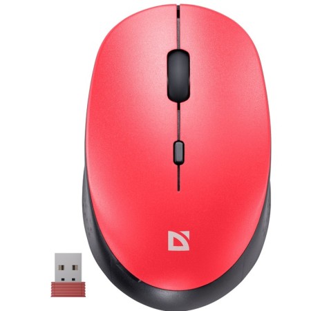 Mouse Defender Auris MB-027, wireless, optical, 1600 dpi, 1xaa (not in compli), red