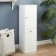 Bathroom cabinet for a bathroom with a basket, 30 x 34 x 113.4 cm