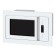 Microwave oven Hiberg VM 8505 W, built -in, 900 watts, 25 l, white color