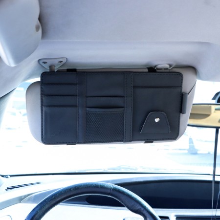 Organizer in the sun visor, 30 × 14.5 cm, black-5