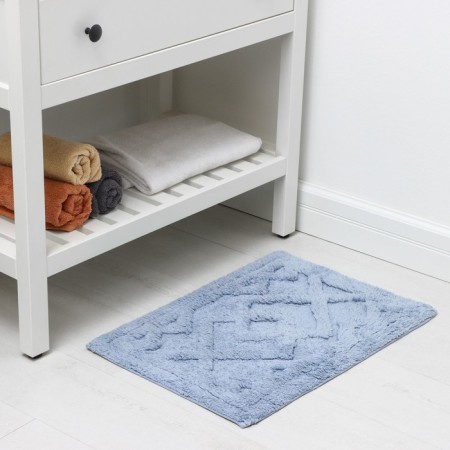House rug of the share "Tenderness", 40 × 60 cm, blue color-1