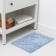 House rug of the share "Tenderness", 40 × 60 cm, blue color
