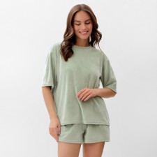 Women's costume (T -shirt and shorts) KAFTAN PLUSHY p. 44-46, green