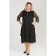 Female dress, size 58, black color