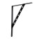 Rinsted bracket 350x250 Polymer black, 10 pcs